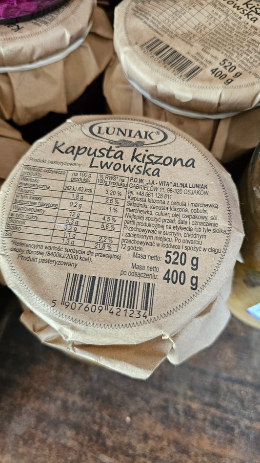 Kapusta kiszona lwowska