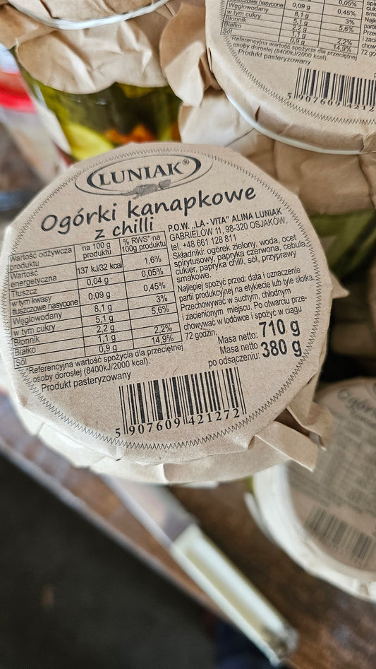 Ogórki kanapkowe