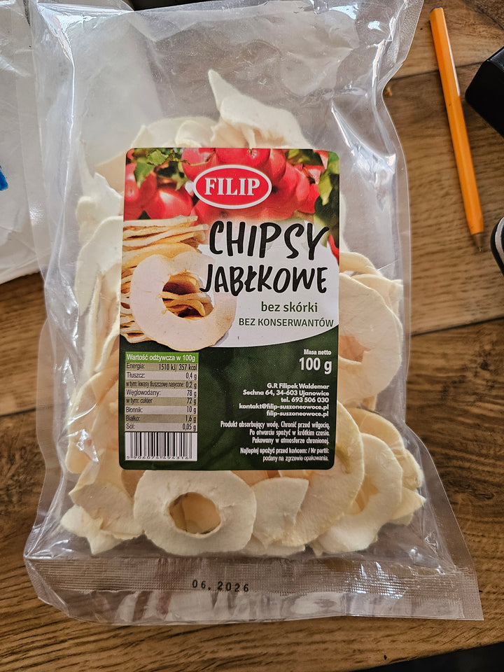 Chipsy jabłkowe