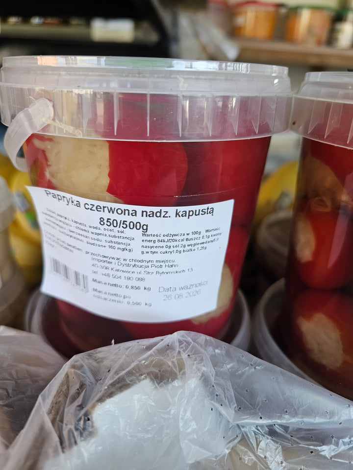 Papryczki faszerowane kapustą