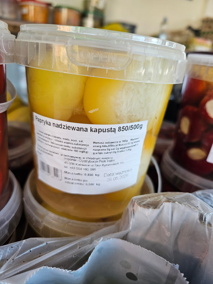 Papryczki faszerowane kapustą