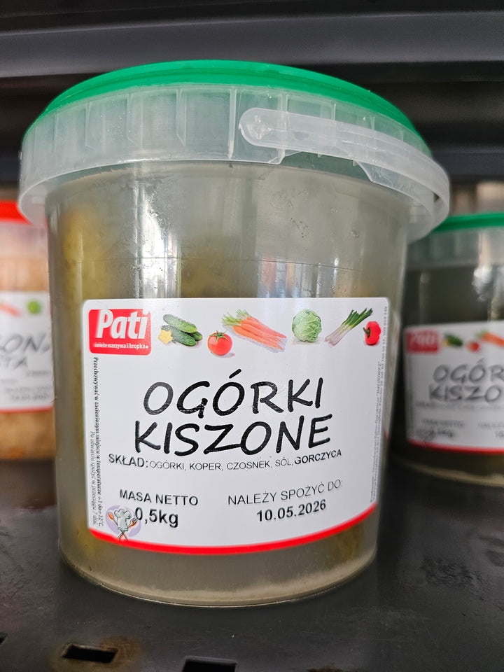 Ogórki kiszone wiaderko